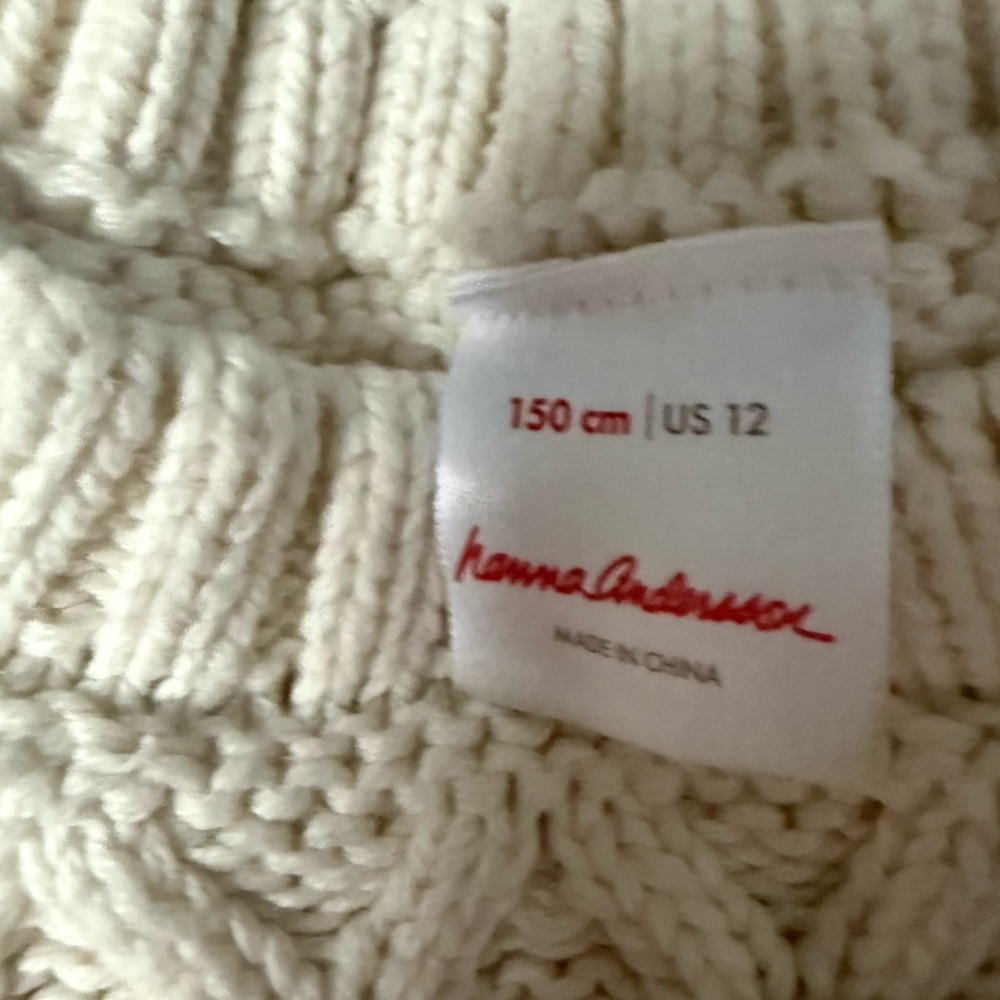 Hanna Andersson Cable Knit Sweater - Cream unisex - Picture 2 of 2